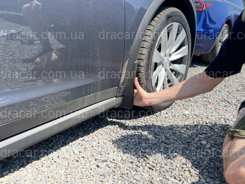 Бризковики Tesla Model X 2015-2019 комплект 4 шт. артикул 7444