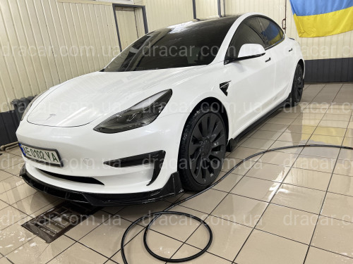 Комплект обвісу Tesla Model 3 2017- ABS пластик, колір чорний глянець артикул 7979
