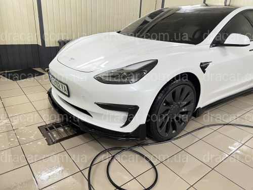 Комплект обвісу Tesla Model 3 2017- ABS пластик, колір чорний глянець артикул 7979