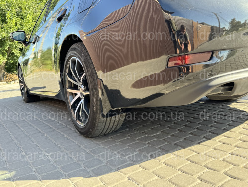 Бризковики Lexus ES 2012-2017 колір чорний глянець, комплект 4шт. артикул 8105