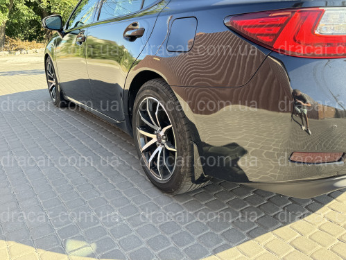 Бризковики Lexus ES 2012-2017 колір чорний глянець, комплект 4шт. артикул 8105