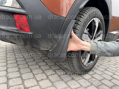 Брызговики Peugeot 3008 / 4008 2017-2020, комплект 4шт. артикул 7845