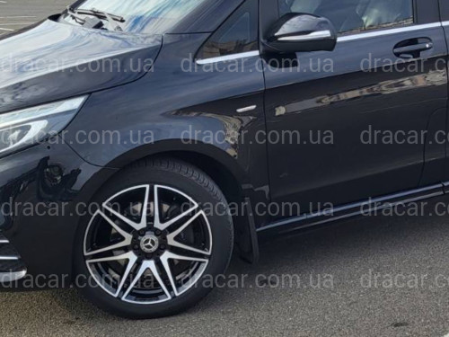 Брызговики передние AMG Mercedes-Benz V-Class W447 AMG ОБВЕС 2014+, комплект 2 шт. артикул 8076