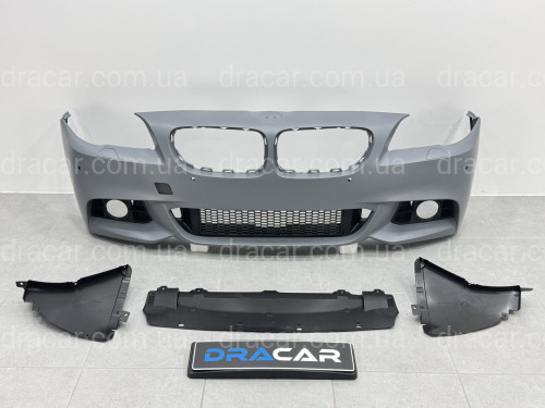 Комплект обвеса M paket рестайлинг 2013+ для BMW 5 series F10 2010-2016 (передний / задний бампер, пороги) артикул 8434