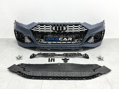Бампер передній у стилі RS5 для Audi A5 2020+ артикул 9424