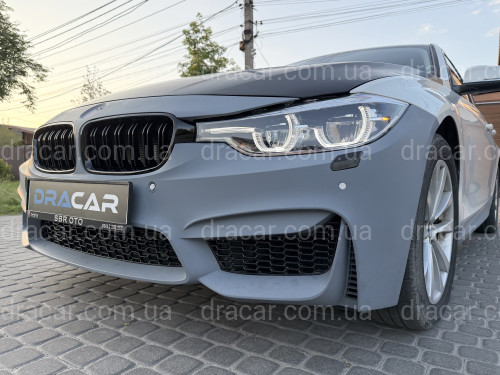 Передній бампер M3 стиль BMW 3 Series F30 F31 2012-2018 (під омивачі / з отворами під парктроніки) артикул 7916