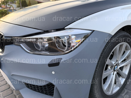 Передній бампер M3 стиль BMW 3 Series F30 F31 2012-2018 (під омивачі / з отворами під парктроніки) артикул 7916