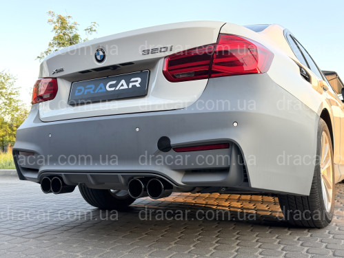 Насадки глушителя M3 стиль для BMW F30 (МОТОР B48) 2015-2018 артикул 9638