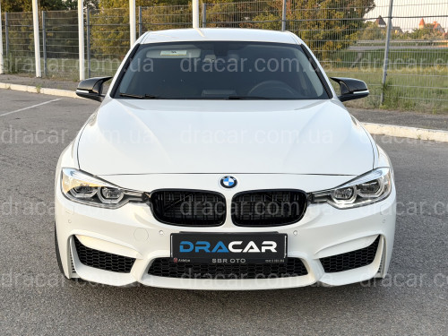 Передній бампер M3 стиль BMW 3 Series F30 F31 2012-2018 (під омивачі / з отворами під парктроніки) артикул 7916