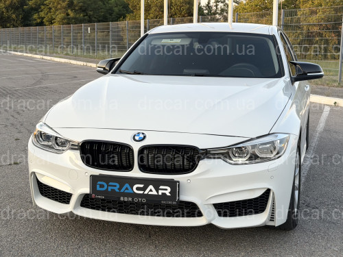 Передній бампер M3 стиль BMW 3 Series F30 F31 2012-2018 (під омивачі / з отворами під парктроніки) артикул 7916