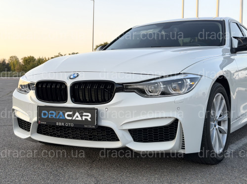 Передній бампер M3 стиль BMW 3 Series F30 F31 2012-2018 (під омивачі / з отворами під парктроніки) артикул 7916