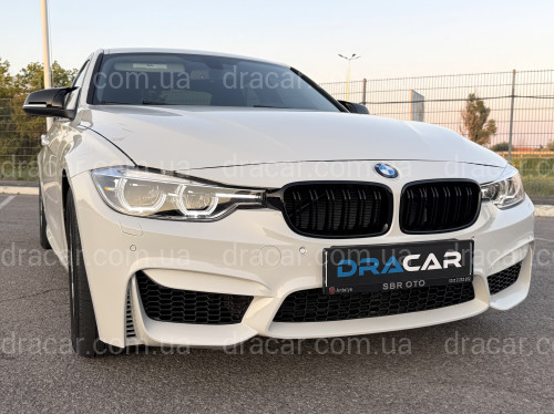 Передній бампер M3 стиль BMW 3 Series F30 F31 2012-2018 (під омивачі / з отворами під парктроніки) артикул 7916