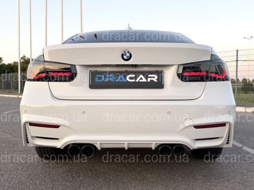 Комплект обвеса M3 стиль BMW 3 Series F30 2012-2018 (передний / задний бампер, пороги) ПОД ПАРКТРОННИКИ артикул 8473