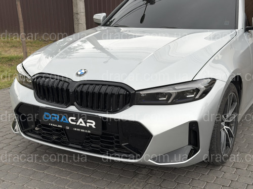 Фари LCI 2022+ рестайлінг Shadow Line для BMW G20/G21 2019-2022 2шт. із заміною бампера на 22+ / 2 РЕЖИМУ ДХО БІЛІ / ЖОВТІ артикул 9787