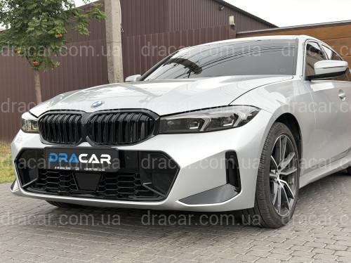 Фари LCI 2022+ рестайлінг Shadow Line для BMW G20/G21 2019-2022 2шт. із заміною бампера на 22+ / 2 РЕЖИМУ ДХО БІЛІ / ЖОВТІ артикул 9787