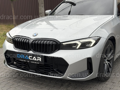 Фари LCI 2022+ рестайлінг Shadow Line для BMW G20/G21 2019-2022 2шт. із заміною бампера на 22+ / 2 РЕЖИМУ ДХО БІЛІ / ЖОВТІ артикул 9787