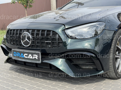 Передний бампер стиль E63 AMG для Mercedes-Benz E-class W213 2020-2023 артикул 9673