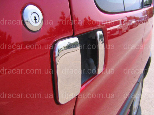 Накладки на ручки Citroen Berlingo 1996-2007 (нержавіюча сталь) 3 шт. артикул 4925