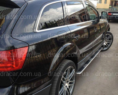Пороги бічні OEM підніжки Audi Q7 2006-2015 артикул 5513