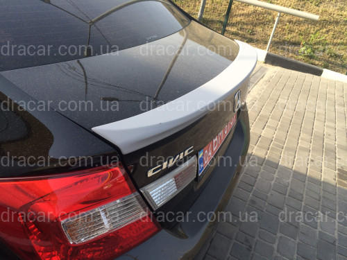 Спойлер ліп багажника Honda Civic 2012-2015 ABS пластик артикул 5515