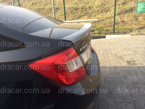 Спойлер ліп багажника Honda Civic 2012-2015 ABS пластик артикул 5515