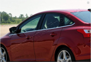 Молдінги вікна нижні OMSA LINE Ford Focus Sd 2011-2015 (комплект 8шт.) (нержавіюча сталь)