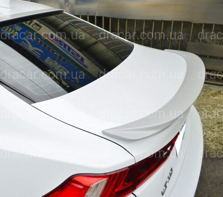 Спойлер ліп на багажник Lexus IS 2013-ABS пластик під фарбування артикул 5530