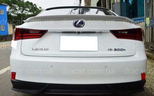 Спойлер ліп на багажник Lexus IS 2013-ABS пластик під фарбування артикул 5530