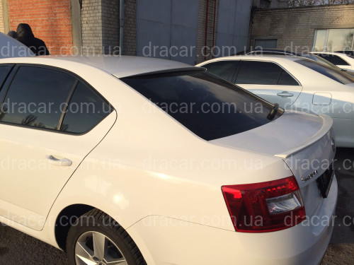 Козирок на скло Skoda Octavia A7 2013- (скловолокно) артикул 3457