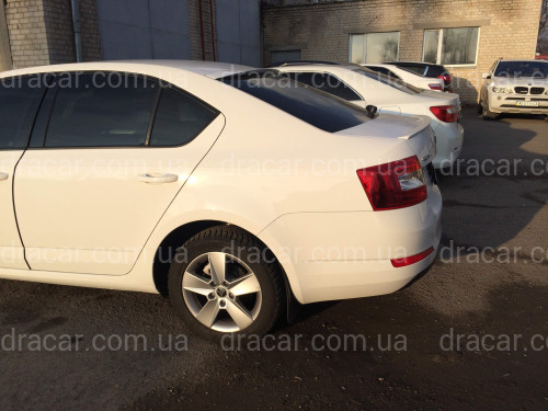 Козирок на скло Skoda Octavia A7 2013- (скловолокно) артикул 3457