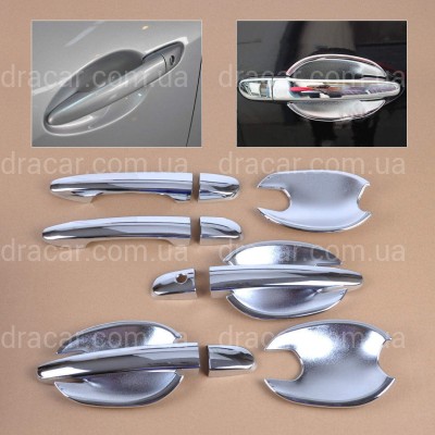 Хром накладки під ручки Mazda 3 / 6 2008-2012 хромований пластик артикул 5291