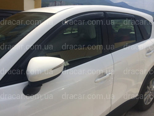 Дефлектори вікон вставні Mazda 323 BJ передні 1998-2002 артикул 4227