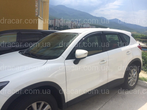 Дефлектори вікон вставні Mazda 323 BJ передні 1998-2002 артикул 4227