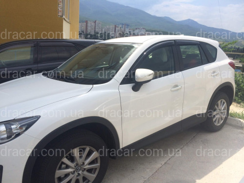Дефлектори вікон вставні Mazda 323 BJ передні 1998-2002 артикул 4227