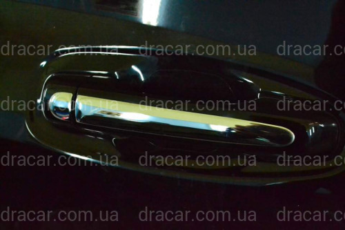 Накладки на ручки Toyota Land Cruiser Prado 150 2009-2015 Lexus style (нержавіюча сталь) артикул 5166