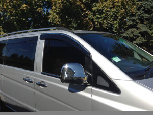 Накладки на ручки Mercedes-Benz Vito/Viano W639 2004-2014 4 шт. (нержавіюча сталь)