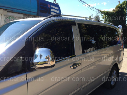 Накладки на ручки Mercedes-Benz Vito/Viano W639 2004-2014 4 шт. (нержавіюча сталь) артикул 5065