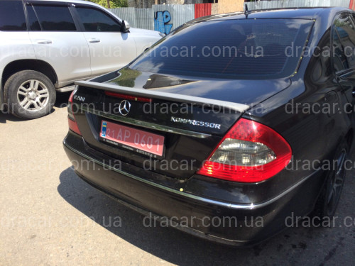 Спойлер ліп багажника Mercedes-Benz E class W211 2003-2009 ABS пластик під фарбування артикул 5214