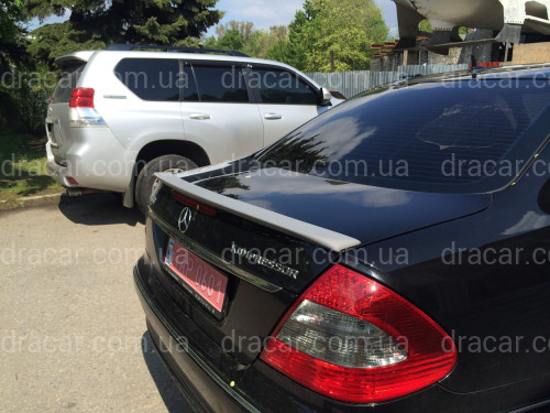 Спойлер ліп багажника Mercedes-Benz E class W211 2003-2009 ABS пластик під фарбування артикул 5214