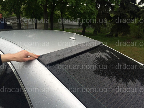 Козирок на скло Mercedes-Benz S class W221 2005-2013 ABS пластик під фарбування артикул 3560