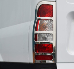 Хром накладки на стопи Ford Transit 2003-2007 нержавіюча сталь
