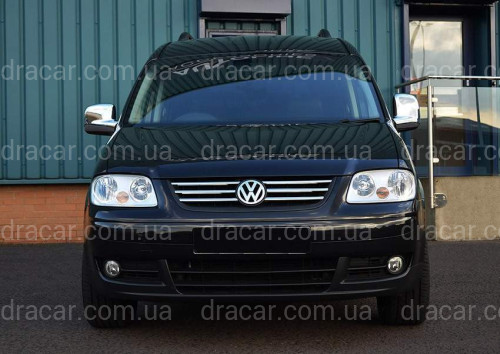 Хром накладки на дзеркала Volkswagen T5  03-09 / Caddy 04-15 АНГЛІЙСКА ВЕРСІЯ (хромований пластик) артикул 4978