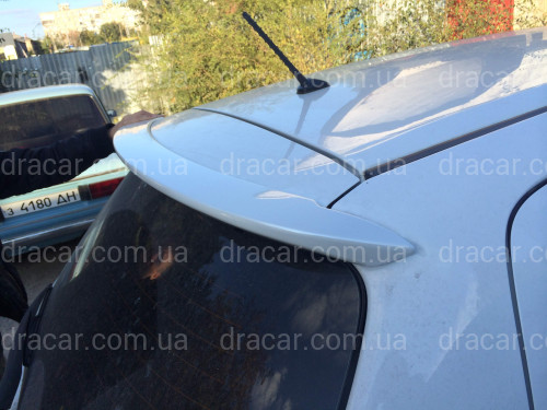 Спойлер козирок на кришку багажника Toyota Yaris 2011-2015 ABS пластик під фарбування артикул 6063