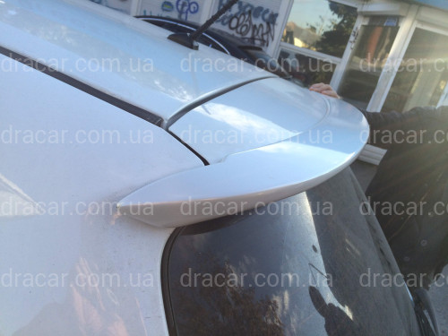 Спойлер козирок на кришку багажника Toyota Yaris 2011-2015 ABS пластик під фарбування артикул 6063