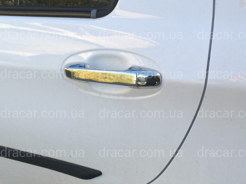 Накладки на ручки Toyota Yaris 2011-2015 (нержавіюча сталь) артикул 4920