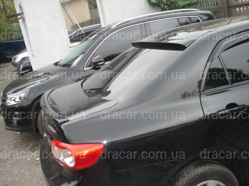 Спойлер ліп багажника Toyota Corolla 2007-2012 склопластик під фарбування артикул 608