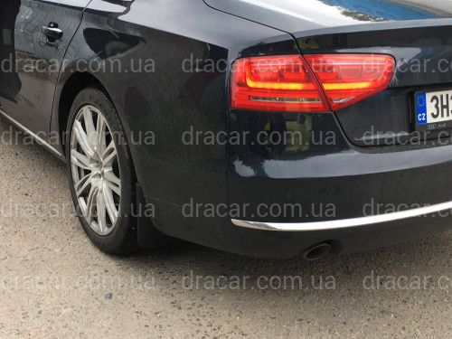 Бризковики Audi A8  2010-2017 комплект 4 шт. артикул 5473