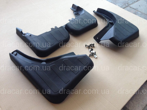 Бризковики Mercedes Benz GLK X204 2008-2015 під поріг комплект 4 шт.  артикул 6581