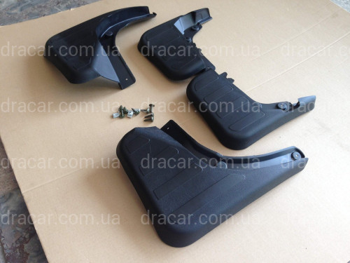 Бризковики Mercedes Benz GLK X204 2008-2015 під поріг комплект 4 шт.  артикул 6581