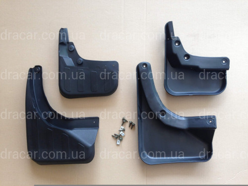 Бризковики Mercedes Benz GLK X204 2008-2015 під поріг комплект 4 шт.  артикул 6581